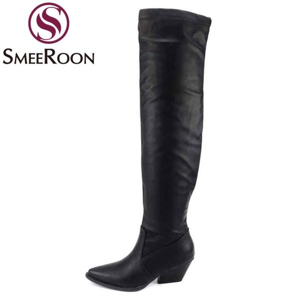 boots smeeroon plus size 34-48 fahsion over the knee women pointed toe slip on autumn winter wedges high hels ladies, Black
boots smeeroon plus size 34-48 fahsion over the knee women pointed toe slip on autumn winter wedges high hels ladies, Black