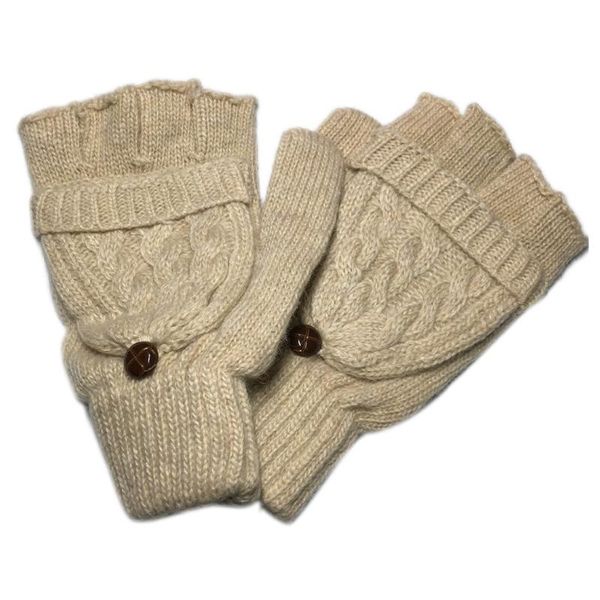 five fingers gloves womens cable knit fingerless mittens winter convertible with flip cover dxaa, Blue;gray
five fingers gloves womens cable knit fingerless mittens winter convertible with flip cover dxaa, Blue;gray