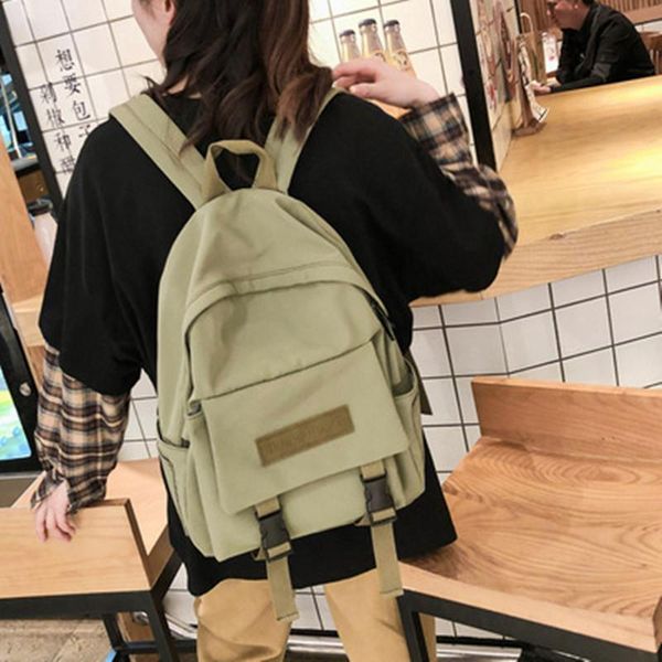 backpack pure color kawaii lady solid school bag for teenage girl portable lapclassic travel storage rucksack
backpack pure color kawaii lady solid school bag for teenage girl portable lapclassic travel storage rucksack