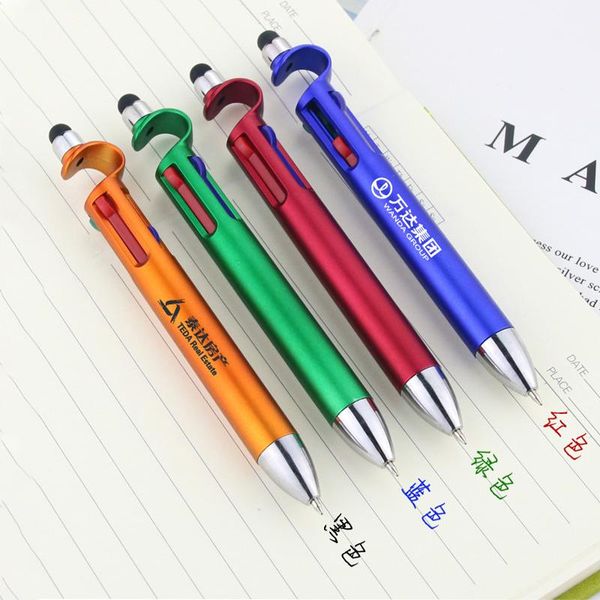 ballpoint pens 6pcs/lot multifunctional 4 color pen screen stylus touch phone holder school office stationery supplies gifts, Blue;orange
ballpoint pens 6pcs/lot multifunctional 4 color pen screen stylus touch phone holder school office stationery supplies gifts, Blue;orange