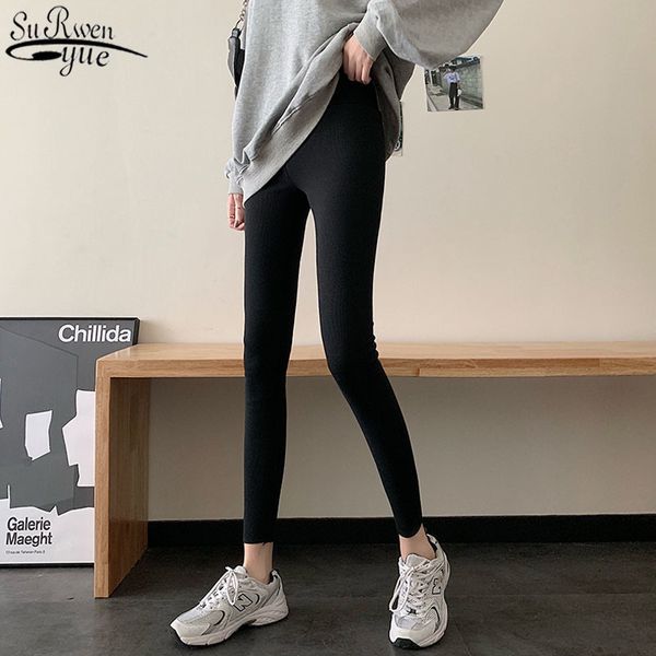 korean winter solid casual cotton trousers high elasticity velvet women's leggings keep warm waist slim pant 12938 210427, Black
korean winter solid casual cotton trousers high elasticity velvet women's leggings keep warm waist slim pant 12938 210427, Black