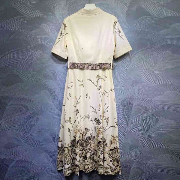 dress seqinyy elegant beige summer fashion design feminine runway vintage flowers print belt, Black;gray
dress seqinyy elegant beige summer fashion design feminine runway vintage flowers print belt, Black;gray