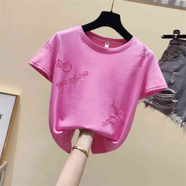 korean style summer women's short sleeves o neck t-shirt ladies casual pullover tee a3267 210428, White
korean style summer women's short sleeves o neck t-shirt ladies casual pullover tee a3267 210428, White