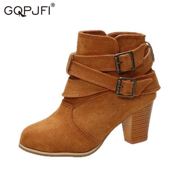 boots european style autumn winter women shoes ankle faux suede round head rough heel belt buckle slip-on short, Black
boots european style autumn winter women shoes ankle faux suede round head rough heel belt buckle slip-on short, Black