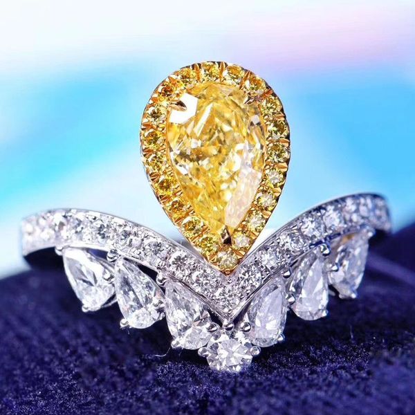 vintage yellow color pear 925 sterling silver engagement ring open for women anniversary gift jewelry wholesale r6054 cluster rings, Golden;silver
vintage yellow color pear 925 sterling silver engagement ring open for women anniversary gift jewelry wholesale r6054 cluster rings, Golden;silver