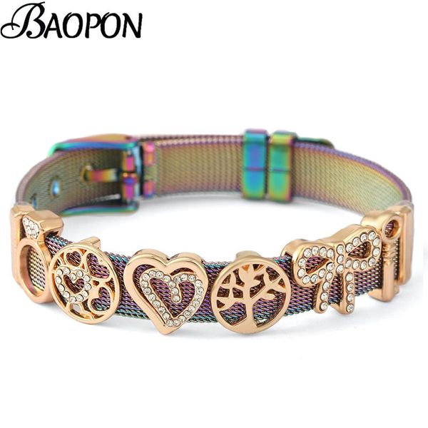 link, chain 10mm stainless steel mesh bracelets with bowknot life of tree charm slide beads bangles for women girlfriend jewelry, Black
link, chain 10mm stainless steel mesh bracelets with bowknot life of tree charm slide beads bangles for women girlfriend jewelry, Black