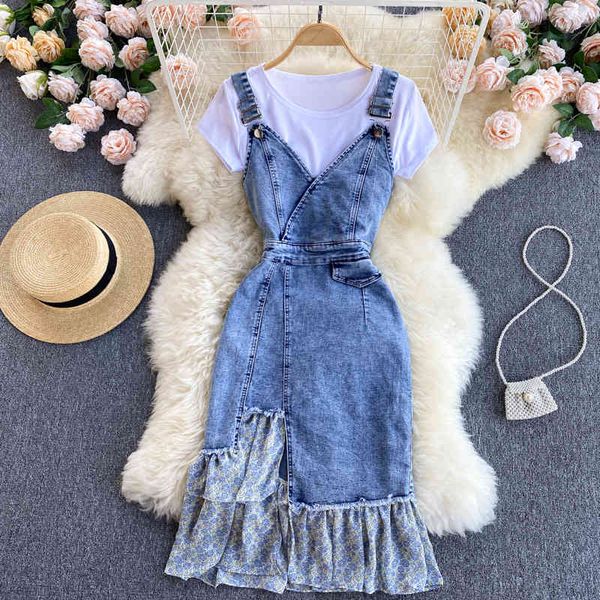 casual dresses singreiny-conjunto coreano de verão com duas peças, roupa feminina tecido jeans babado floral irregular e alças sem 867w, Black;gray
casual dresses singreiny-conjunto coreano de verão com duas peças, roupa feminina tecido jeans babado floral irregular e alças sem 867w, Black;gray