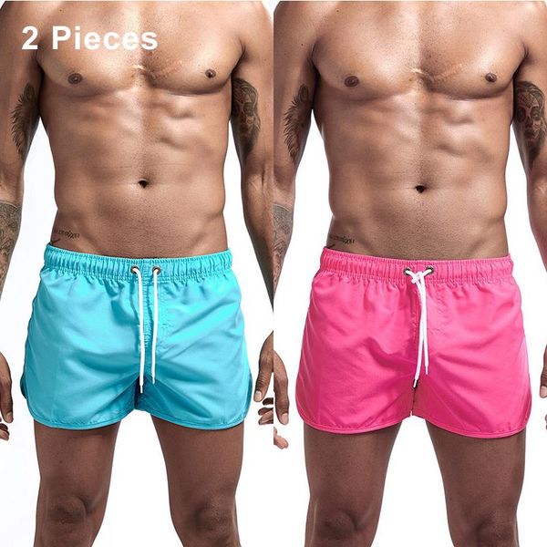 men's shorts 2 pieces men swimsuit beach sport swim trunks mens surf swimming for swimwear boxer quick drying briefs summer, White;black
men's shorts 2 pieces men swimsuit beach sport swim trunks mens surf swimming for swimwear boxer quick drying briefs summer, White;black