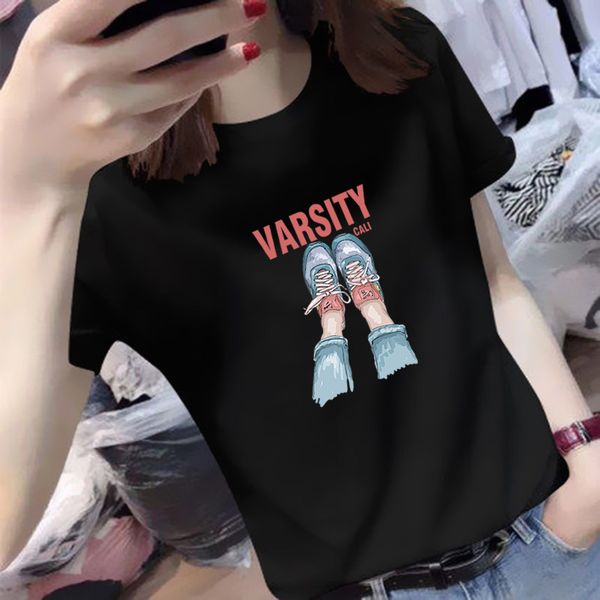 tee 2021 high-quality soft classic cotton summer casual short-sleeved breathable women's t-shirt, White
tee 2021 high-quality soft classic cotton summer casual short-sleeved breathable women's t-shirt, White