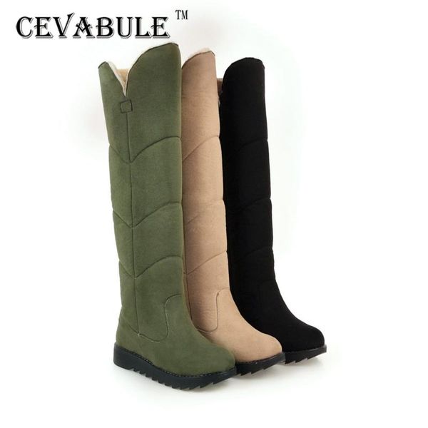 boots cevabule 34 43 plus size casual show legs over the knee-length leather for women winter shoes woman fur, Black
boots cevabule 34 43 plus size casual show legs over the knee-length leather for women winter shoes woman fur, Black