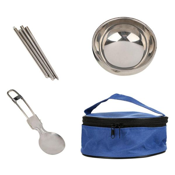 dinnerware sets 4pcs/set stainless steel tableware portable bowl spoon chopsticks dishware set for picnic travel camping (blue)
dinnerware sets 4pcs/set stainless steel tableware portable bowl spoon chopsticks dishware set for picnic travel camping (blue)