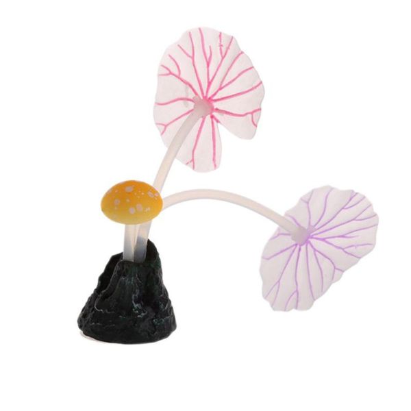 decorations aquarium lotus leaf fish night lights tank decoration silicone ornament landscape (random color)
decorations aquarium lotus leaf fish night lights tank decoration silicone ornament landscape (random color)