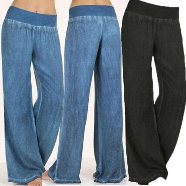 women's pants & capris women ladies fashion casual comfy jogging running baggy wide leg long loose solid trousers plus size, Black;white
women's pants & capris women ladies fashion casual comfy jogging running baggy wide leg long loose solid trousers plus size, Black;white