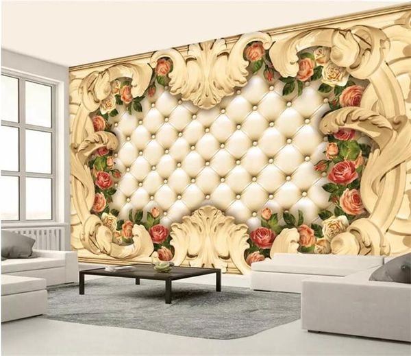 wallpapers custom 3d po wallpaper europe frame luxury rose leather soft bedding room sofa backdrop mural wall paper for the walls
wallpapers custom 3d po wallpaper europe frame luxury rose leather soft bedding room sofa backdrop mural wall paper for the walls