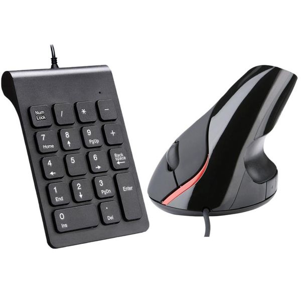 mini usb wired numeric 18 keys digital keyboard (black) with ergonomic vertical mouse upright 5 button keyboards
mini usb wired numeric 18 keys digital keyboard (black) with ergonomic vertical mouse upright 5 button keyboards