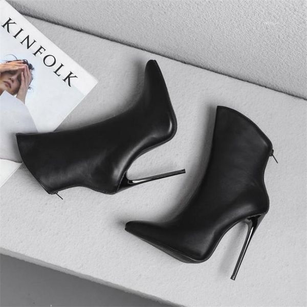 size 34-48 shoe 12cm high heel women black point toe ankle boots autumn dress shoes 210914
size 34-48 shoe 12cm high heel women black point toe ankle boots autumn dress shoes 210914