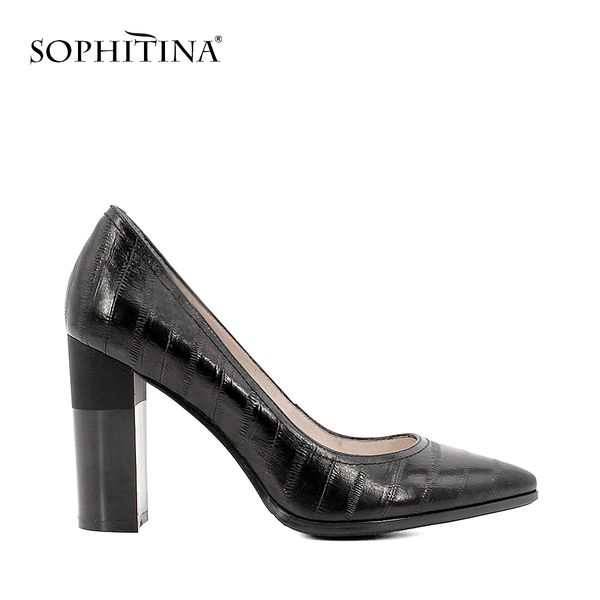 sophitina brand genuine leather women pumps pointed toe classic super high heel dress shoe elegant wedding party lady d17 210513, Black
sophitina brand genuine leather women pumps pointed toe classic super high heel dress shoe elegant wedding party lady d17 210513, Black