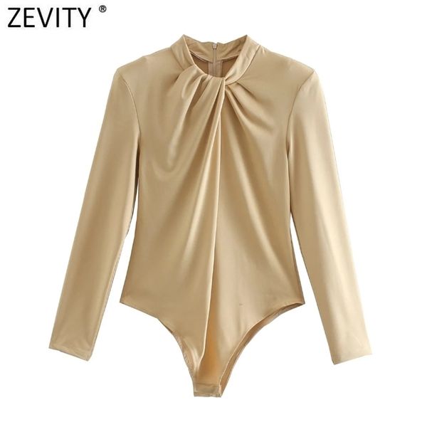 women fashion o neck knotted decoration bodysuits ladies shoulder padded back zipper slim siamese chic rompers ls7321 210420, Black;white
women fashion o neck knotted decoration bodysuits ladies shoulder padded back zipper slim siamese chic rompers ls7321 210420, Black;white