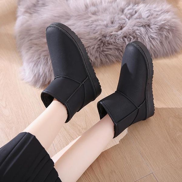 boots warm plush snow winter slip on ladies shoes low heel ankle for women woman zapatos de mujer plus size 44, Black
boots warm plush snow winter slip on ladies shoes low heel ankle for women woman zapatos de mujer plus size 44, Black