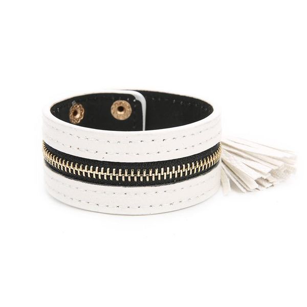 charm bracelets sauvoo 2021 women wide zipper leather vintage boho pu tassels valentine's day gift jewelry, Golden;silver
charm bracelets sauvoo 2021 women wide zipper leather vintage boho pu tassels valentine's day gift jewelry, Golden;silver