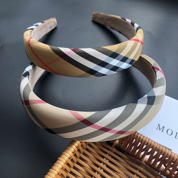 4color british style grid pattern sponge headbands brand designer letters print women girl headwraps korean vintage retro hair hoop sport ac, Silver
4color british style grid pattern sponge headbands brand designer letters print women girl headwraps korean vintage retro hair hoop sport ac, Silver