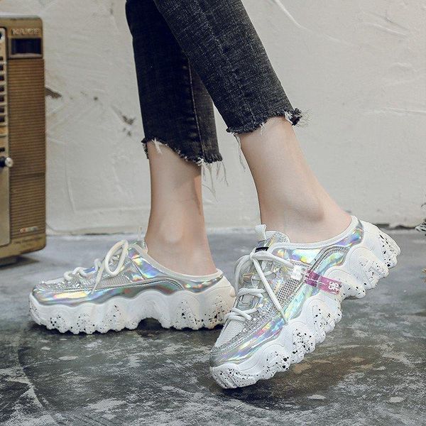 slippers 2021 women sneakers breathable mesh casual mules shoes female fashion sneaker lace up leisure vulcanize, Black
slippers 2021 women sneakers breathable mesh casual mules shoes female fashion sneaker lace up leisure vulcanize, Black