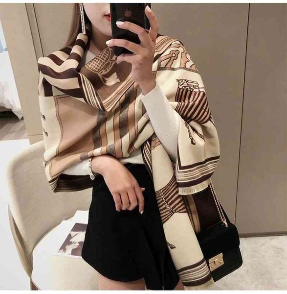 70% off design scarf carriage female 2021 winter new shawl korean warm imitation cashmere plaid scarf, Blue;gray
70% off design scarf carriage female 2021 winter new shawl korean warm imitation cashmere plaid scarf, Blue;gray
