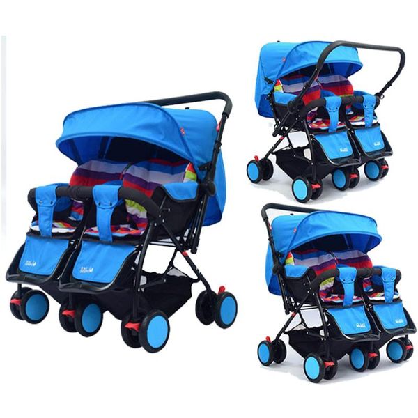 strollers# twins baby stroller folding double for travel umbrella car carriage can lie down pram wheelchair 0~36 m
strollers# twins baby stroller folding double for travel umbrella car carriage can lie down pram wheelchair 0~36 m