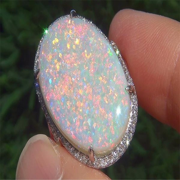 wedding rings engagement for women silver color cz fire opal stone luxury jewelry crystal bague femme girl anillos cluster, Golden;silver
wedding rings engagement for women silver color cz fire opal stone luxury jewelry crystal bague femme girl anillos cluster, Golden;silver