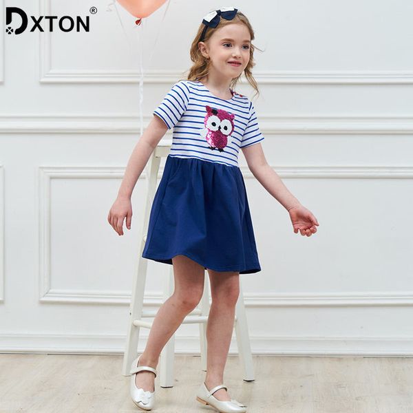 girl's dresses dxton summer clothing sequined girls unicorn princess stripe short sleeve animal kids dress for girl 3-8year c0223, Red;yellow
girl's dresses dxton summer clothing sequined girls unicorn princess stripe short sleeve animal kids dress for girl 3-8year c0223, Red;yellow