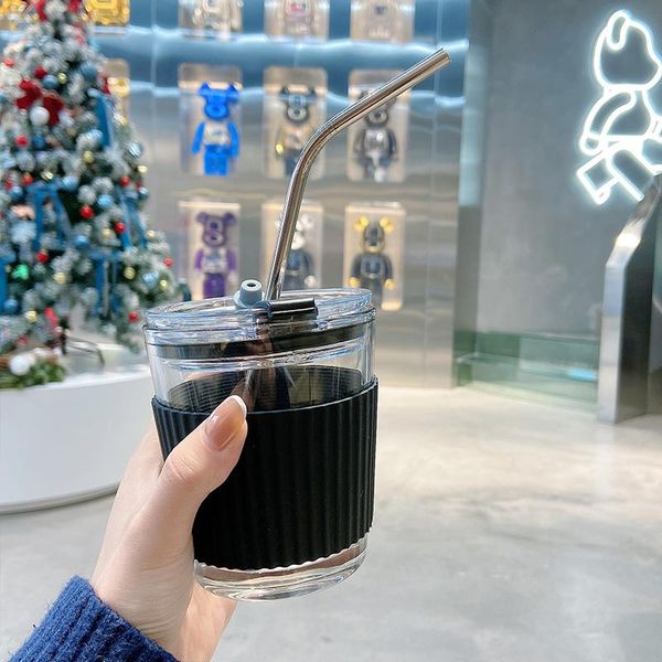 portable coffee cup with straw water couple drinking glass cover high temperature ins drop wine glasses
portable coffee cup with straw water couple drinking glass cover high temperature ins drop wine glasses