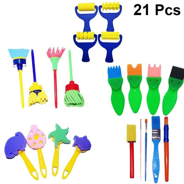 21pcs eva painting brush oil watercolor tools sponge seal handle paint diy graffiti art cra gift sets
21pcs eva painting brush oil watercolor tools sponge seal handle paint diy graffiti art cra gift sets
