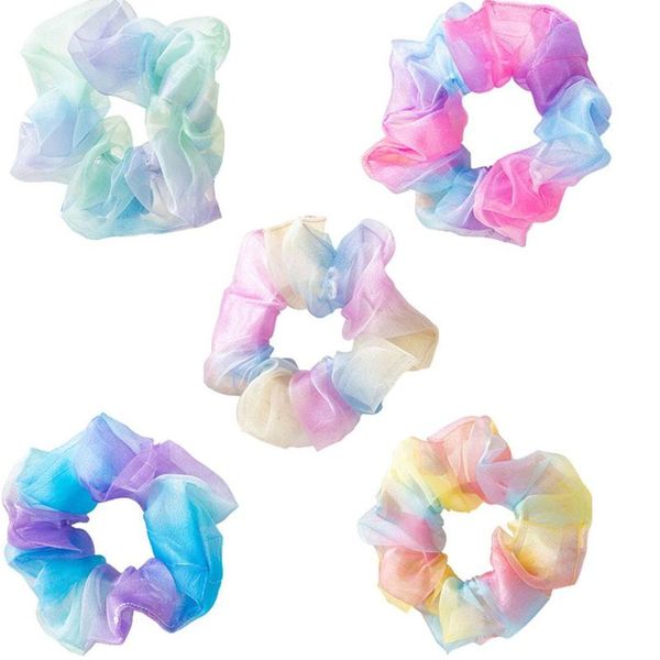 hair accessories sweet girls multicolor ponytail holders ties scrunchies tie-dyed rubber band, Slivery;white
hair accessories sweet girls multicolor ponytail holders ties scrunchies tie-dyed rubber band, Slivery;white