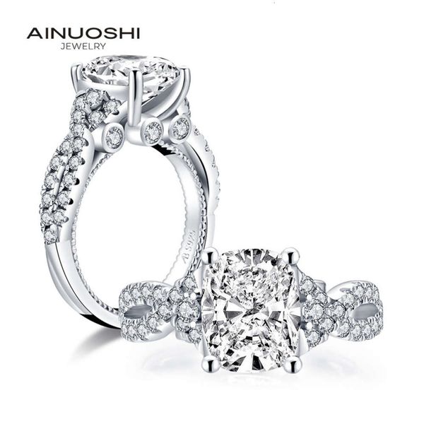 fashion ring new accessories high end silver ainuoshi, Slivery;golden