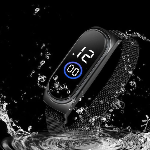 wristwatches ip67 waterproof student watch fashion touch screen wristband sports children's wrist watches stainless steel magnet men wo, Slivery;brown
wristwatches ip67 waterproof student watch fashion touch screen wristband sports children's wrist watches stainless steel magnet men wo, Slivery;brown