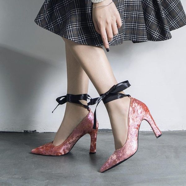 dress shoes pointed toe elegant pumps woman super high heels 3colors ins party wedding female zapatos de mujer, Black
dress shoes pointed toe elegant pumps woman super high heels 3colors ins party wedding female zapatos de mujer, Black