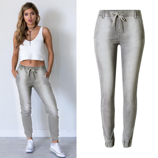 jeans vintage bleached jeans trousers women harem pants mid waist stretch drawstring cotton denim jean pant, Blue
jeans vintage bleached jeans trousers women harem pants mid waist stretch drawstring cotton denim jean pant, Blue