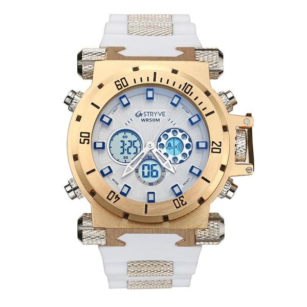 wristwatches stryve 2021 sport watch japan miyota waterproof date for men clock led backlight reloj hombre, Slivery;brown
wristwatches stryve 2021 sport watch japan miyota waterproof date for men clock led backlight reloj hombre, Slivery;brown
