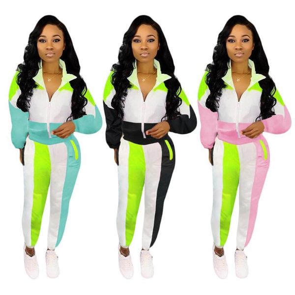 two piece dress autumn streetwear women striped 2 set turtleneck full sleeve zipper coat+elastic waist pockets pencil ankle-length pants, White
two piece dress autumn streetwear women striped 2 set turtleneck full sleeve zipper coat+elastic waist pockets pencil ankle-length pants, White