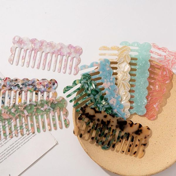 hair brushes acetate material hairdressing colorful anti-static korean cute comb scalp massage brush travel, Silver
hair brushes acetate material hairdressing colorful anti-static korean cute comb scalp massage brush travel, Silver
