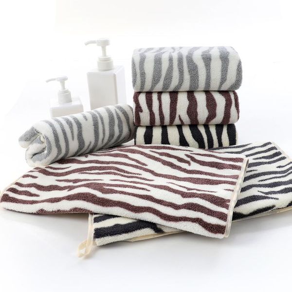 towel 2 sizes microfiber coral velvet simple zebra pattern bath towels household bathroom plush absorbent women face
towel 2 sizes microfiber coral velvet simple zebra pattern bath towels household bathroom plush absorbent women face