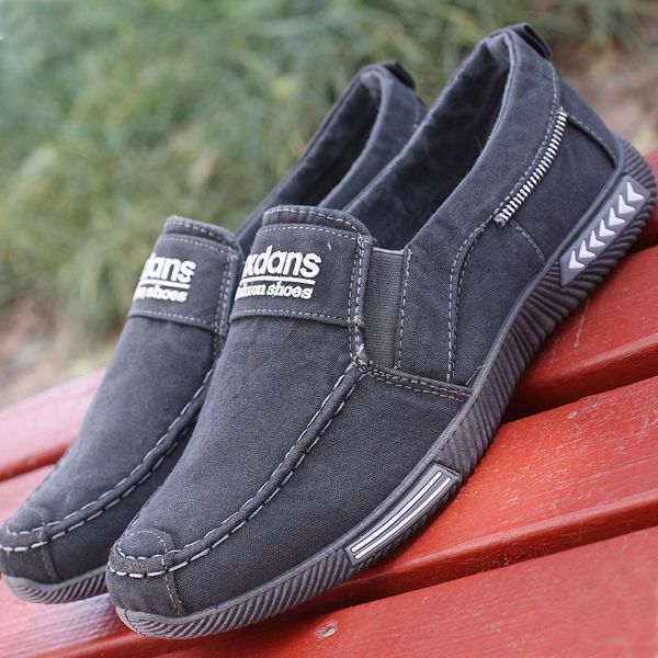 canvas men shoes denim lace-up men casual shoes new plimsolls breathable male footwear spring autumn sneakers 459, Black
canvas men shoes denim lace-up men casual shoes new plimsolls breathable male footwear spring autumn sneakers 459, Black