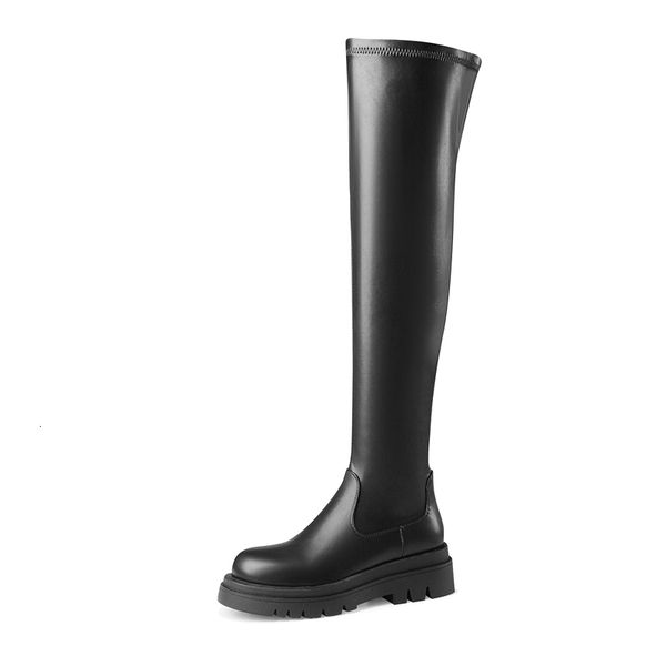 dress shoes platform thigh high boots women leather round toe autumn winter zipper black brown white over the knee boot plus
dress shoes platform thigh high boots women leather round toe autumn winter zipper black brown white over the knee boot plus