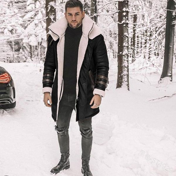 men's jackets men coat 2021 winter fur integrated thickened long imitation warm outerwear coats fashion overcoat cardigan top, Black;brown
men's jackets men coat 2021 winter fur integrated thickened long imitation warm outerwear coats fashion overcoat cardigan top, Black;brown