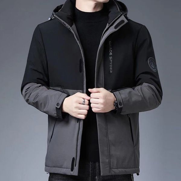 down jacket men's 2021 winter youth thickened warm fashion downs daily leisure jackets, Black
down jacket men's 2021 winter youth thickened warm fashion downs daily leisure jackets, Black