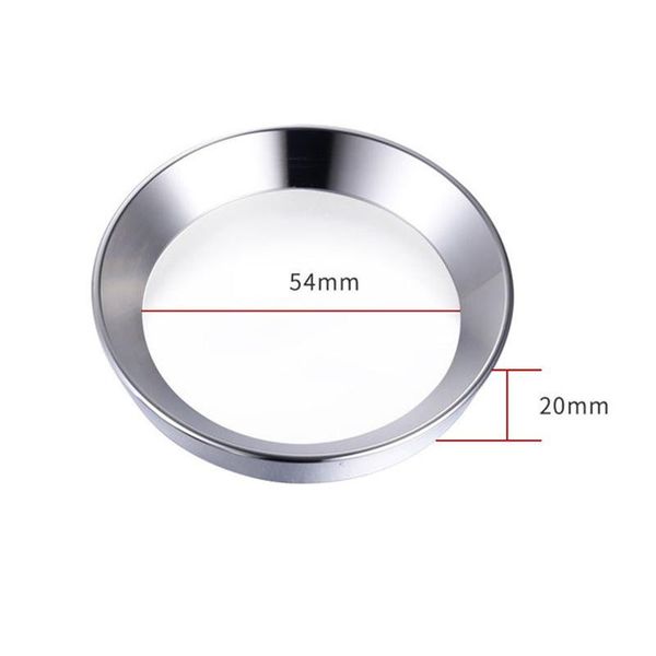 coffee filters 54mm espresso dosing funnel stainless steel ring compatible with portafilter pld
coffee filters 54mm espresso dosing funnel stainless steel ring compatible with portafilter pld