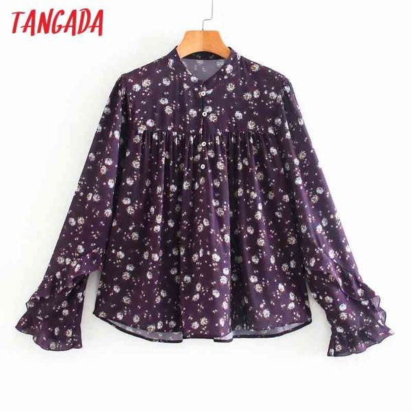 women retro oversized purple flowers print blouse ruffles long sleeve chic loose shirt blusas femininas xn147 210416, White
women retro oversized purple flowers print blouse ruffles long sleeve chic loose shirt blusas femininas xn147 210416, White