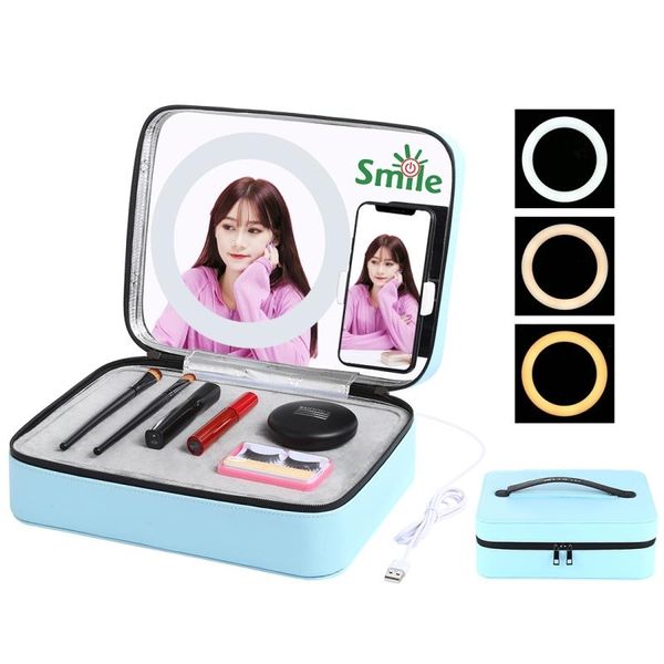 storage bags multifunctional bag live broadcast ring light mirror makeup box portable home travel cosmetic with phone clamp
storage bags multifunctional bag live broadcast ring light mirror makeup box portable home travel cosmetic with phone clamp