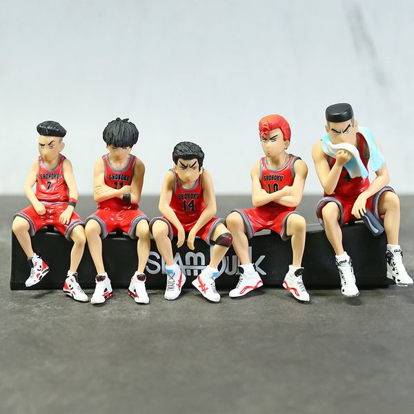 slam dunk hanamichi sakuragi kaede rukawa miyagi ryota hisashi mitsui akagi takenori sitting ver pvc figure toy decoration doll
slam dunk hanamichi sakuragi kaede rukawa miyagi ryota hisashi mitsui akagi takenori sitting ver pvc figure toy decoration doll
