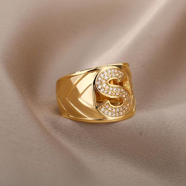 wedding rings gothic zircon initial letter for men women gold female ring jewelry accessories bague femme bff 2021, Slivery;golden
wedding rings gothic zircon initial letter for men women gold female ring jewelry accessories bague femme bff 2021, Slivery;golden